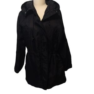 Express Women's  Black Nylon Water Resistant Jacket